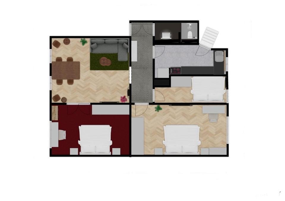 Centrally Located 4 Appartement